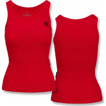 Dámské tričko Pitbull dámské tílko červené boxer střih velikost L