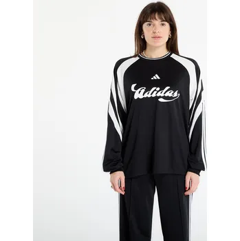 Dámské oblečení Tričko adidas W Her Ls Black/ Off White XL