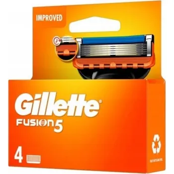 Gillette Fusion5 Fusion náhradní holicí hlavice do holicího strojku 4 ks