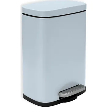 Odpadkový koš Spirella pedálový odpadkový koš Akira, matný ledově modrý, ocel, 5 l