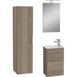 Koupelnová sestava s umyvadlem včetně umyvadlové baterie, vtoku a sifonu VitrA Mia cordoba KSETMIA40C - KSETMIA40C