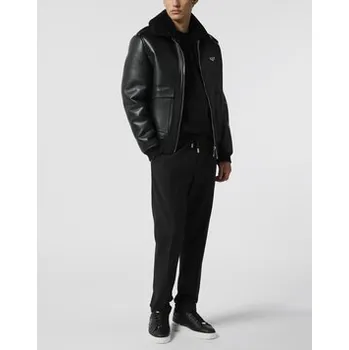 PHILIPP PLEIN Vatovaná bunda 28618 Černá Regular Fit XXL