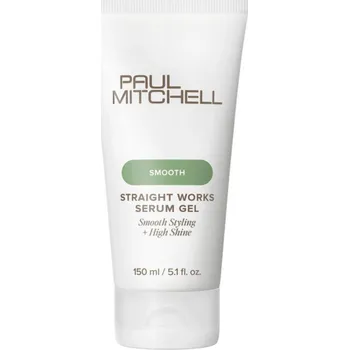 Stylingový přípravek Gelové sérum pro narovnání vlnitých a kudrnatých vlasů Paul Mitchell Smooth Straight Works Serum Gel - 150 ml + dárek zdarma