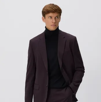 Pánský svetr Reserved - Rolák s viskózou - černý - 042FR-99X - 042FR-99X-L