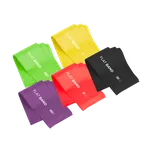 Cvičební gumy 2m - Long Band LTs-1, 1-5 kg, 5 gum, REBEL ACTIVE