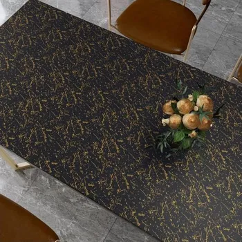 Tapeta Samolepicí tapeta VaryPaper s černo-zlatým mramorem, 40 cm x 200 cm, mramorový vzhled, fólie do