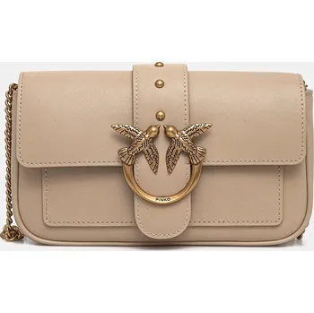 Kabelka Kožená kabelka Pinko 100061.A0F1 béžová 08X, vel. ONE SIZE