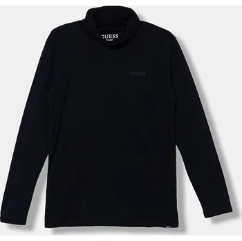 Dětská móda Dětské bavlněné tričko s dlouhým rukávem Guess L5BI17.KA260.9BYA námořnická modř 59X, vel. 175