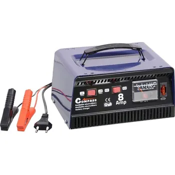 Nabíječka autobaterie Nabíječka Compass 8Amp 6/12V TÜV/GS METALLIC