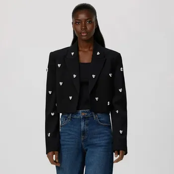Dámské sako Reserved - Sako s aplikacemi - černý - 866GA-99X - 866GA-99X-S