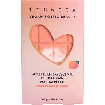 bomba do koupele Inuwet Koupelová čokoláda - Broskev/oranžová
