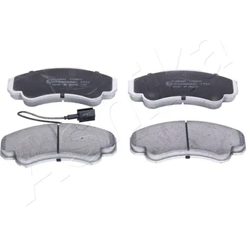 Brzdová destička Sada brzdových destiček, kotoučová brzda ASHIKA 50-00-0054