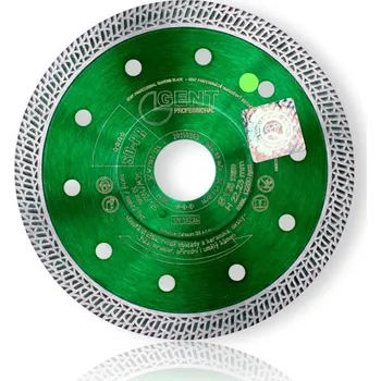 Řezný kotouč Gent | řezný dia kotouč na slinutou dlažbu a tvrdé obklady Průměr: 115 mm