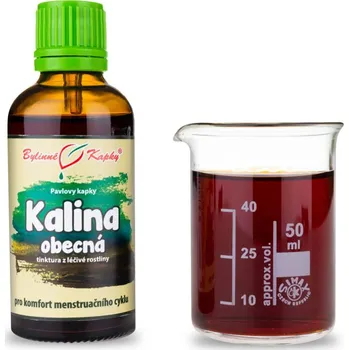 Doplněk stravy Bylinné kapky s.r.o. Kalina obecná - Pavlovy bylinné kapky (tinktura) 50 ml