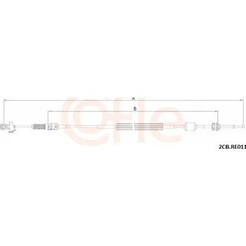 Tažné lanko, ruční převodovka COFLE 92.2CB.RE011