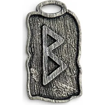 Náhrdelník Drakkaria BERKANO - runový amulet zinek