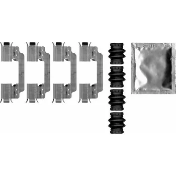 Přislušenství brzdového systému Sada příslušenství, obložení kotoučové brzdy TEXTAR 82541700