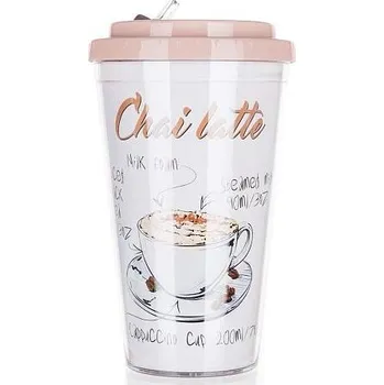 Termohrnek Banquet Hrnek cestovní dvoustěnný COFFEE 500 ml