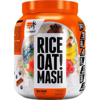 Fitness VÝPRODEJ Extrifit Rice & Oat Mash 900 g Příchuť: Čokoláda - late