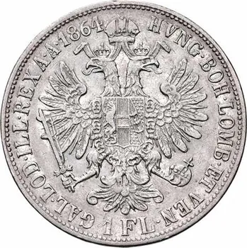 Stříbrná mince 1 Zlatník Františka Josefa I.Rakouská ražba1885 | 12,34 g