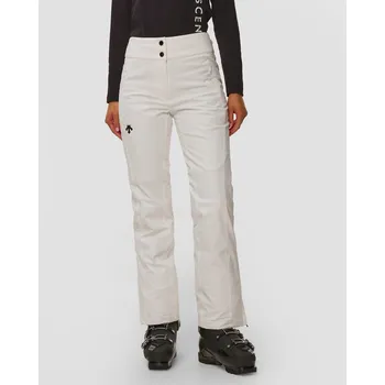 Sport Dámské Lyžařské Kalhoty S Vysokým Pasem Descente Insulated Pants V Bílé Barvě Dw5flp06lu-wh00