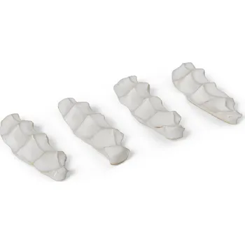 Úložný box Ferm Living, Podložky na příbory Serre lomená bílá 4 ks - Formadore