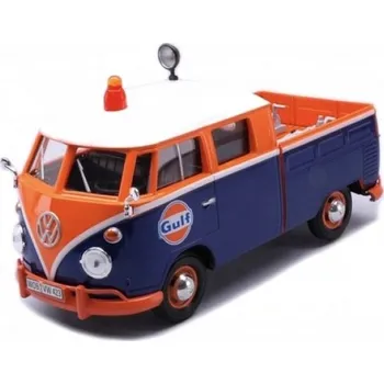 autíčko Volkswagen Type 2 T1 Service Pick up Gulf 1:24 - MOTORMAX VW T1 Type 2 Service Pick-up Gulf - kovový model auta