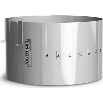 Nádoba na pečení Forma cukrářský nastavitelný Dorosiowe Ranty nerezová ocel 14-20 cm h12