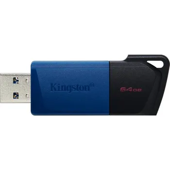 USB flash disk KINGSTON DataTraveler EXODIA M 64GB / USB 3.2 Gen1 / černá + modrá