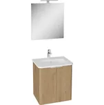 Koupelnová sestava s umyvadlem VitrA Mia 56,5x62,5x44,5 cm zlatý dub MIASETPR60D - MIASETPR60D