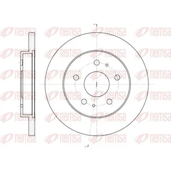Brzdový kotouč Brzdový kotouč REMSA 61143.00