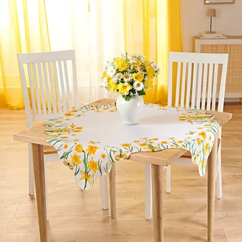 ubrus Ubrus Narcisy žlutá 85 x 85 cm