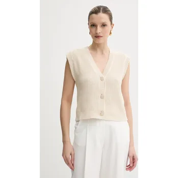 Dámská vesta Bavlněná vesta Morgan MROAD béžová 01X, vel. L