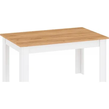 Jídelní stůl Rozkládací jídelní stůl Lanzette S bílá alba/dub craft zlatý Doprava ZDARMA.