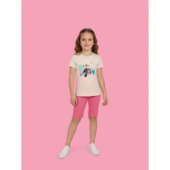 Sinsay - Tričko s lesklou aplikací - béžová - 182EB-02X - 182EB-02X-122