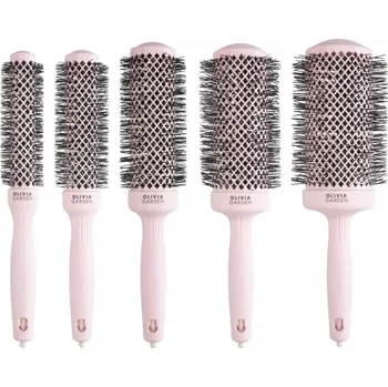 kartáč na vlasy Olivia Garden Expert Speed Pastel Pink - Foukací kartáč