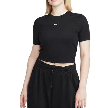 Dámské tričko Triko Nike W NSW ESSNTL SLM CRP fb2873-010 Velikost XS