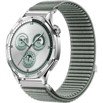 Ostatní příslušenství k chytrým hodinkám VSECHNONAMOBIL 131084 NYLON Univerzální řemínek pro smart hodinky - šířka 18mm GREY-GREEN