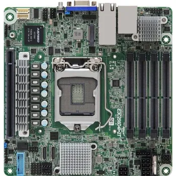 Počítač ASRock E3C256D4I-2T, 1xSKT LGA1200, Intel E-2300, C256, 4xDIMM, SATA, 1xM.2, 2x10GbE, IPMI