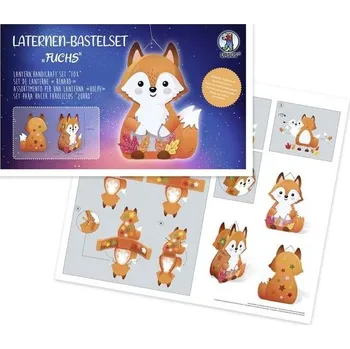 kreativní sada Ursus 18740001F - řemeslná sada lucerny Fox, kompletní sada na výrobu vlastní lucerny včetně