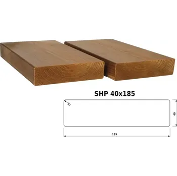 Dřevo Prkno THERMOWOOD SHP 42x185, délka 4200mm (TW-PRO)