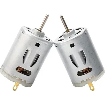 385 DC 6-24V silný mikromagnetický uhlíkový kartáčkový stejnosměrný motor pro kutilské hračky, 2