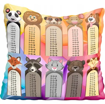 Povlak na polštářek Povlak na polštář NÁSOBILKA 65x65 cm