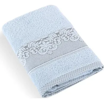 Dětské zboží Osuška Bellatex s.r.o. Froté osuška Orchidea 500 g 77/023 sv.modrá 70 x 140 cm