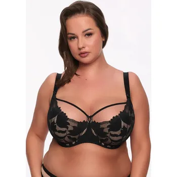Podprsenka Elegantní černá podprsenka s krajkou Gaia, černá 95G i170_GA-BASIC-BSM-1134-CZA-SS10MX-G95
