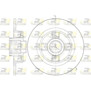 Brzdový kotouč Brzdový kotouč ROADHOUSE 6698.20