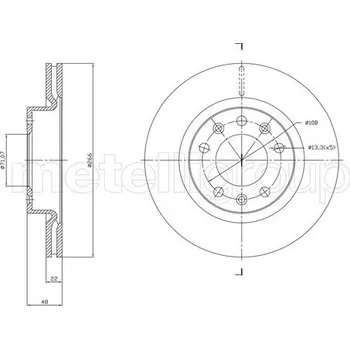 Brzdový kotouč Brzdový kotouč METELLI 23-1765C