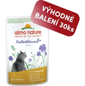 Krmivo pro kočku Almo Nature Holistic Intestinal Help - s kuřecím 70g výhodné balení 30ks