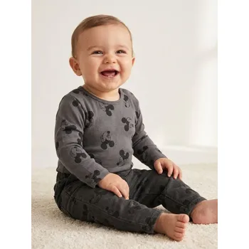 Kojenecké oblečení Sinsay - Bavlněné body Mickey Mouse - šedá - 510EM-86X - 510EM-86X-74