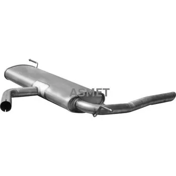 Tlumič výfuku Zadní tlumič výfuku ASMET 19.037